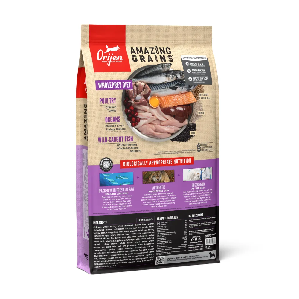 Orijen Dry Food^Amazing Grains Puppy Large Breed Dry Dog Food, 22.5-lb