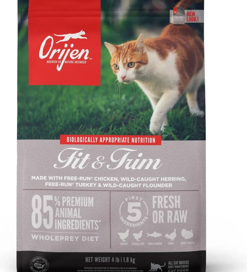 Orijen Dry Food^Fit & Trim Dry Cat Food, 4-lb
