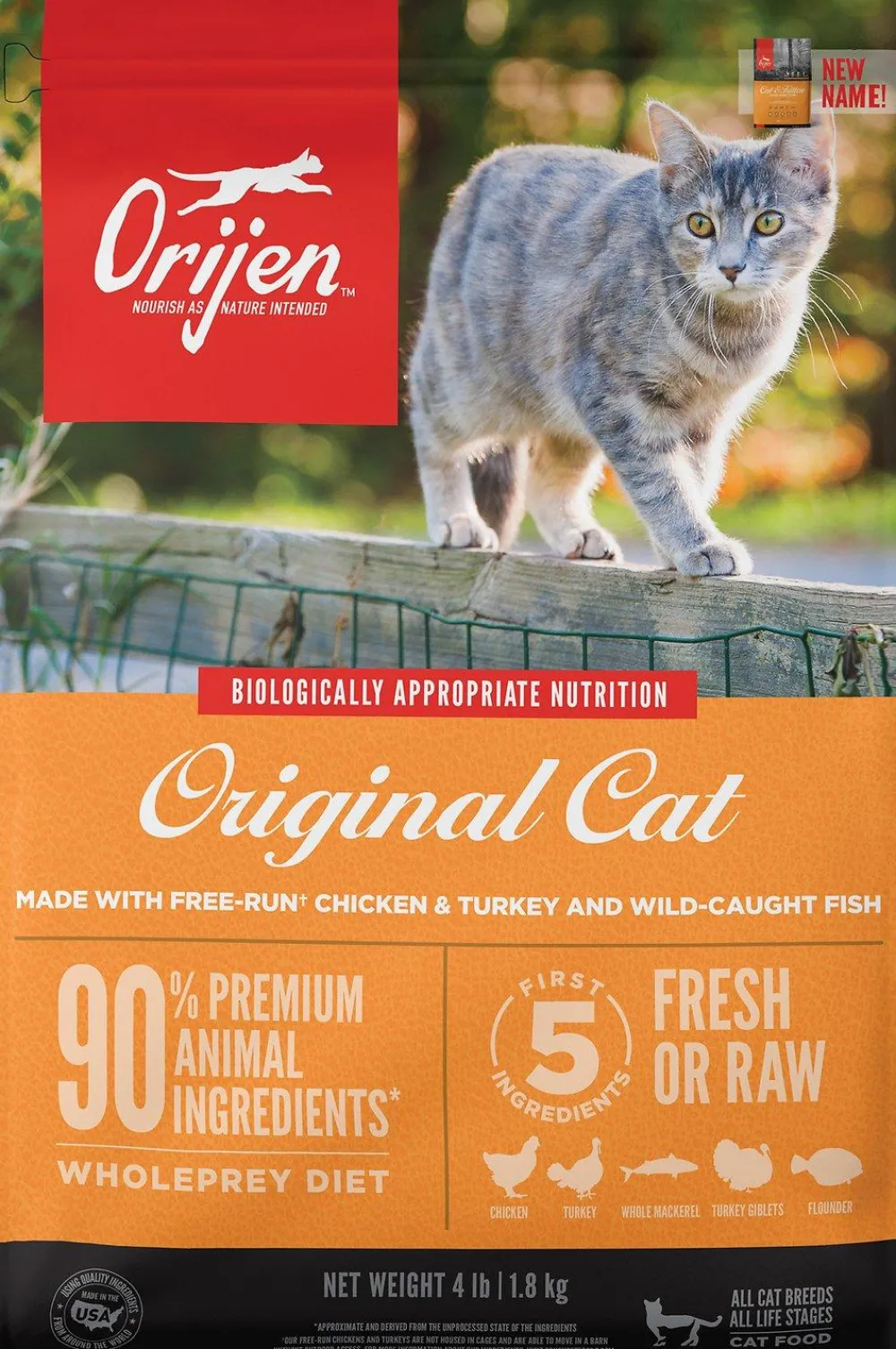 Orijen Dry Food^Original Cat Dry Cat Food, 4-lb