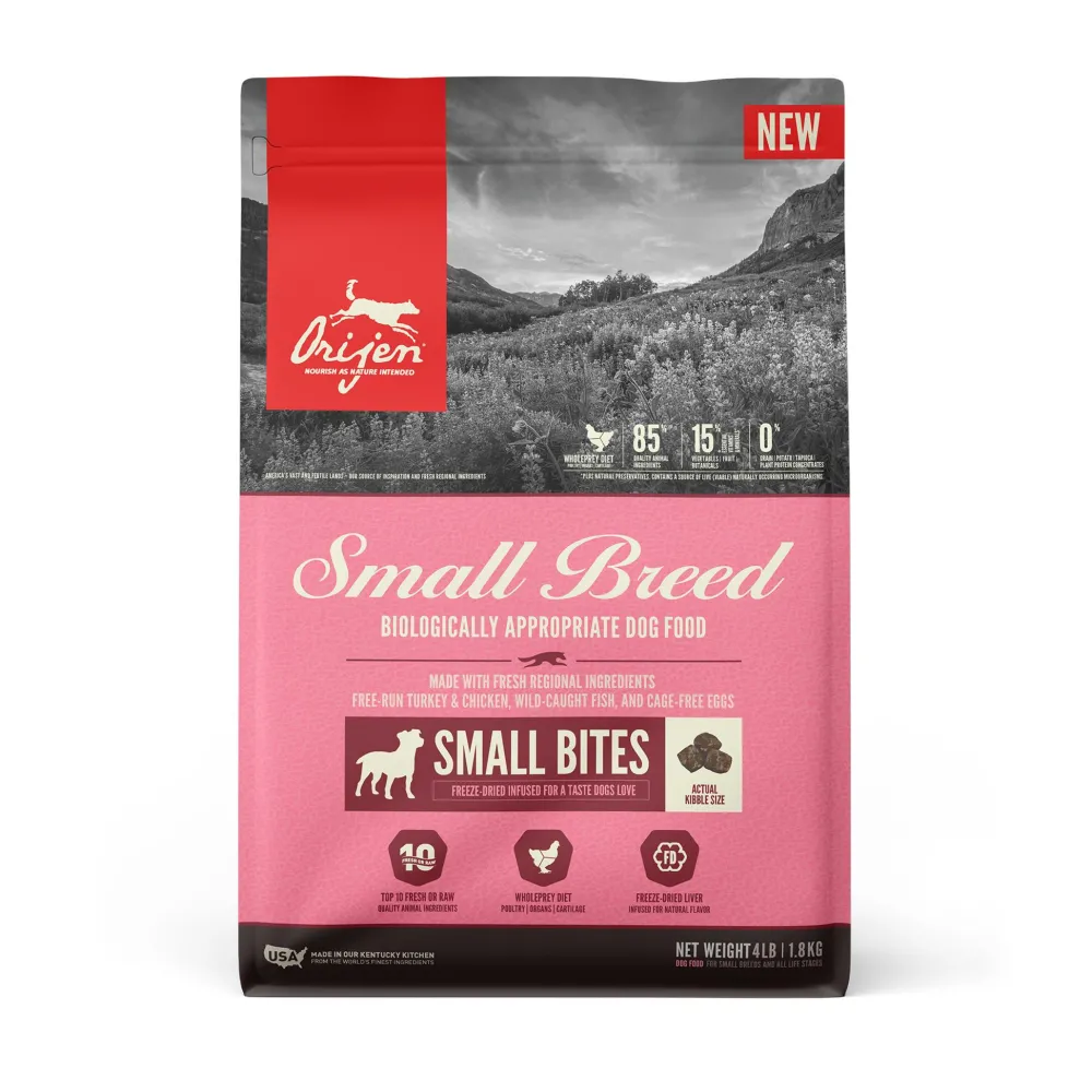Orijen Dry Food^Small Breed Grain-Free Dry Dog Food, 4-lb