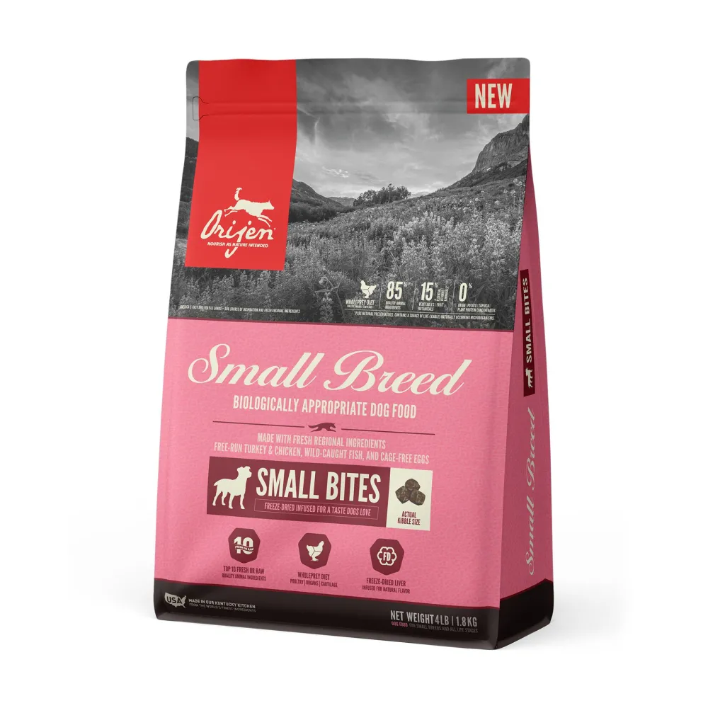 Orijen Dry Food^Small Breed Grain-Free Dry Dog Food, 4-lb