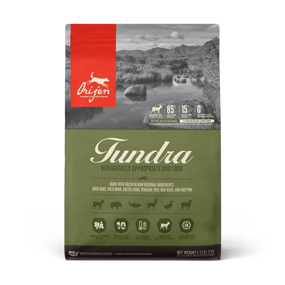 Orijen Dry Food^Tundra Grain-Free Dry Dog Food, 4.5-lb
