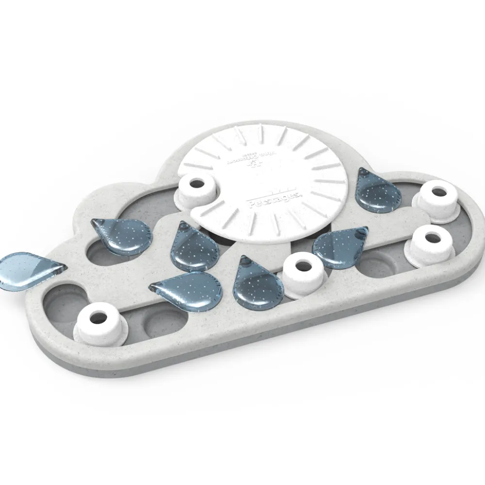Outward Hound Toys | Toys^Nina Ottosson Rainy Day Puzzle & Play Cat Toy, White