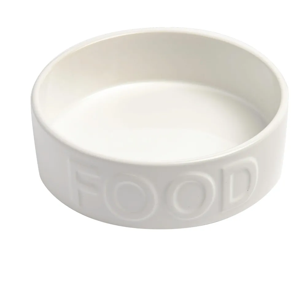 Park Life Bowls & Feeders | Bowls & Feeders^Designs Classic Food Pet Bowl, White, Small