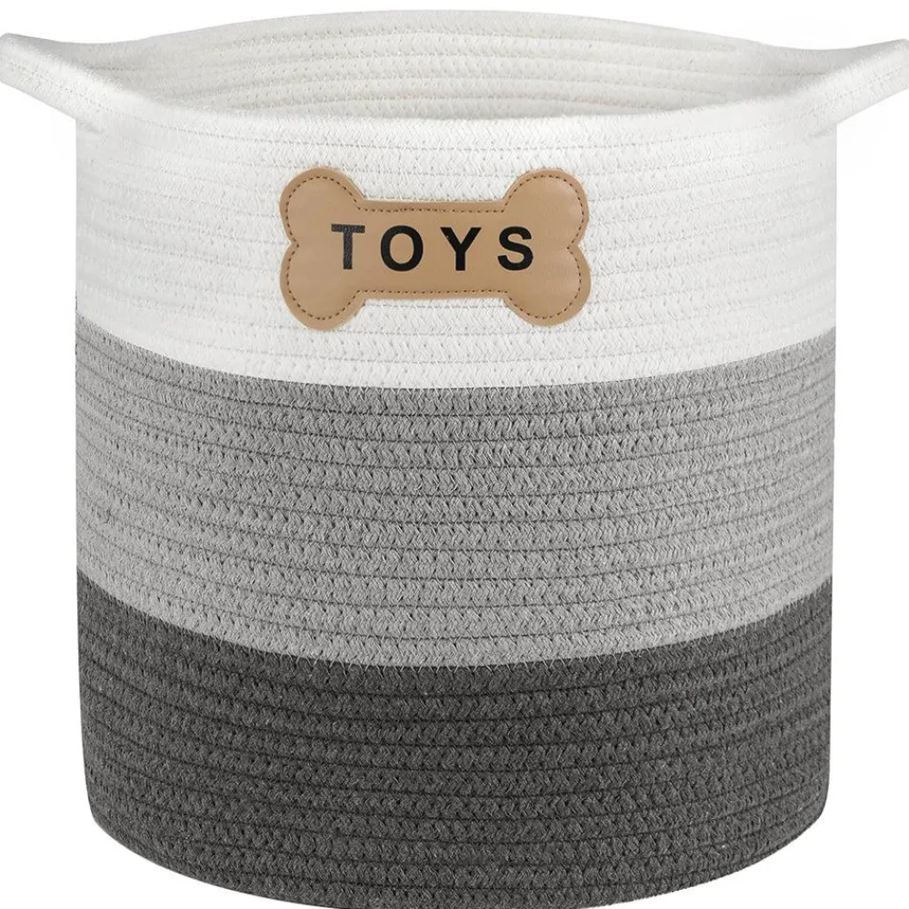 Park Life Toys | Toys^Designs Livra Pet Toy Basket, 12 x 12 x 12-in