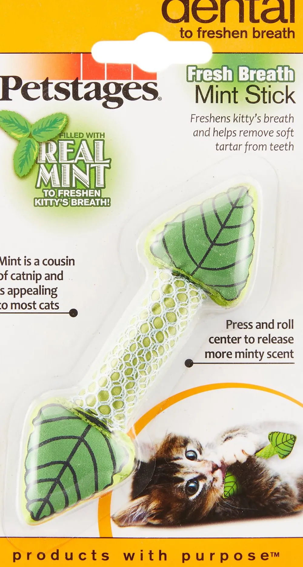 Petstages Toys | Toys^Fresh Breath Mint Stick Cat Toy