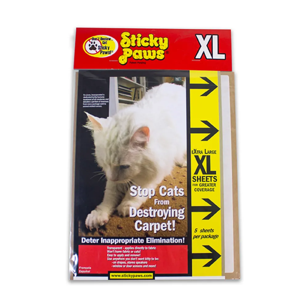 Pioneer Pet Training & Cleaning | Training & Cleaning^SmartCat Sticky Paws XL Sheets, 5 count