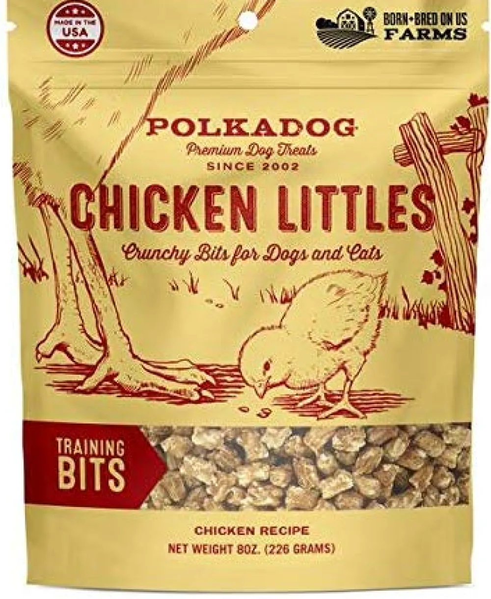 Polkadog Biscuits & Crunchy Treats^Chicken Little Training Bits Dog Treats, 8-oz