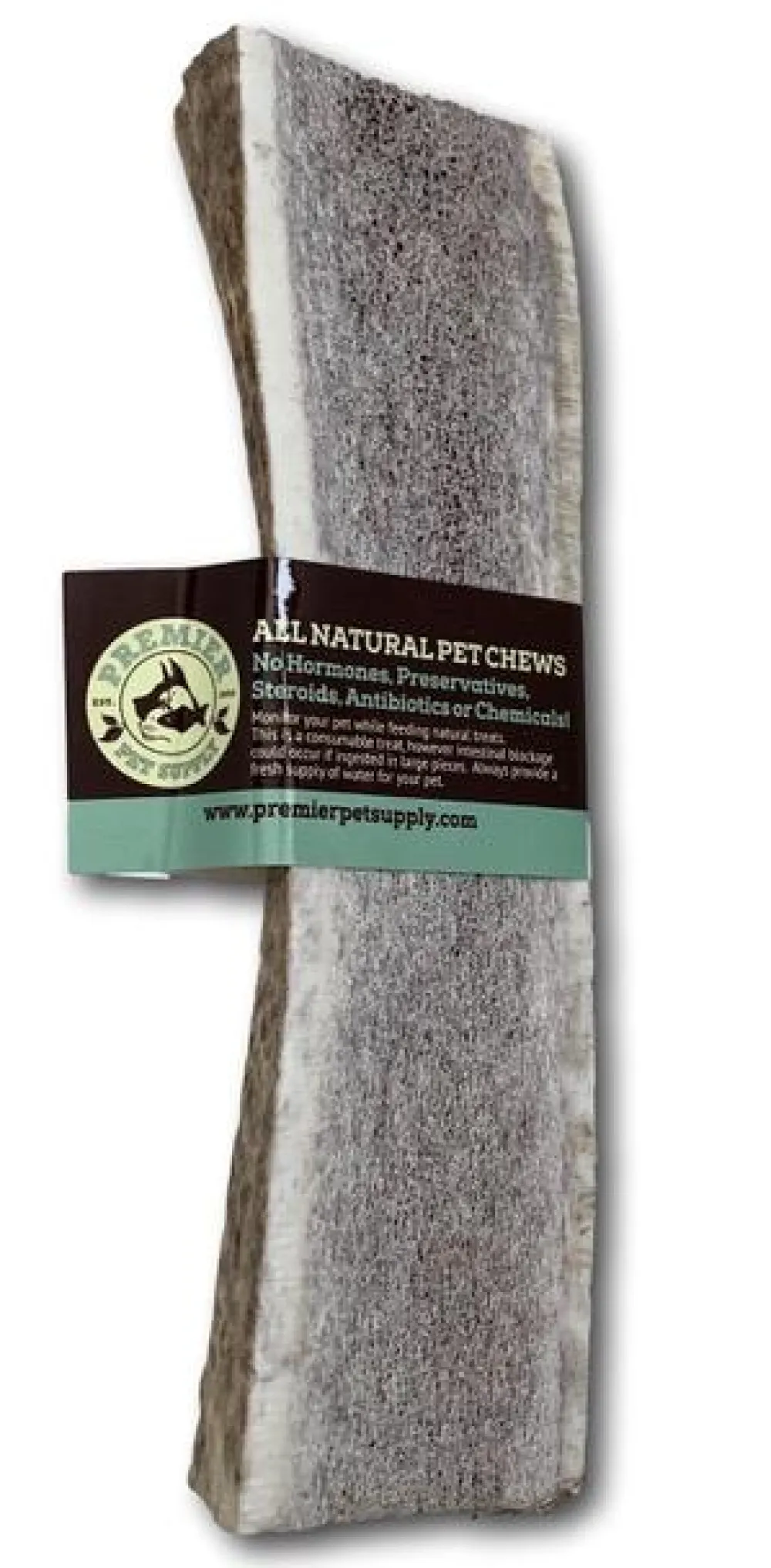 Premier Pet Supply Bully Sticks & Natural Chews^Elk Antler Split Dog Treats, Large