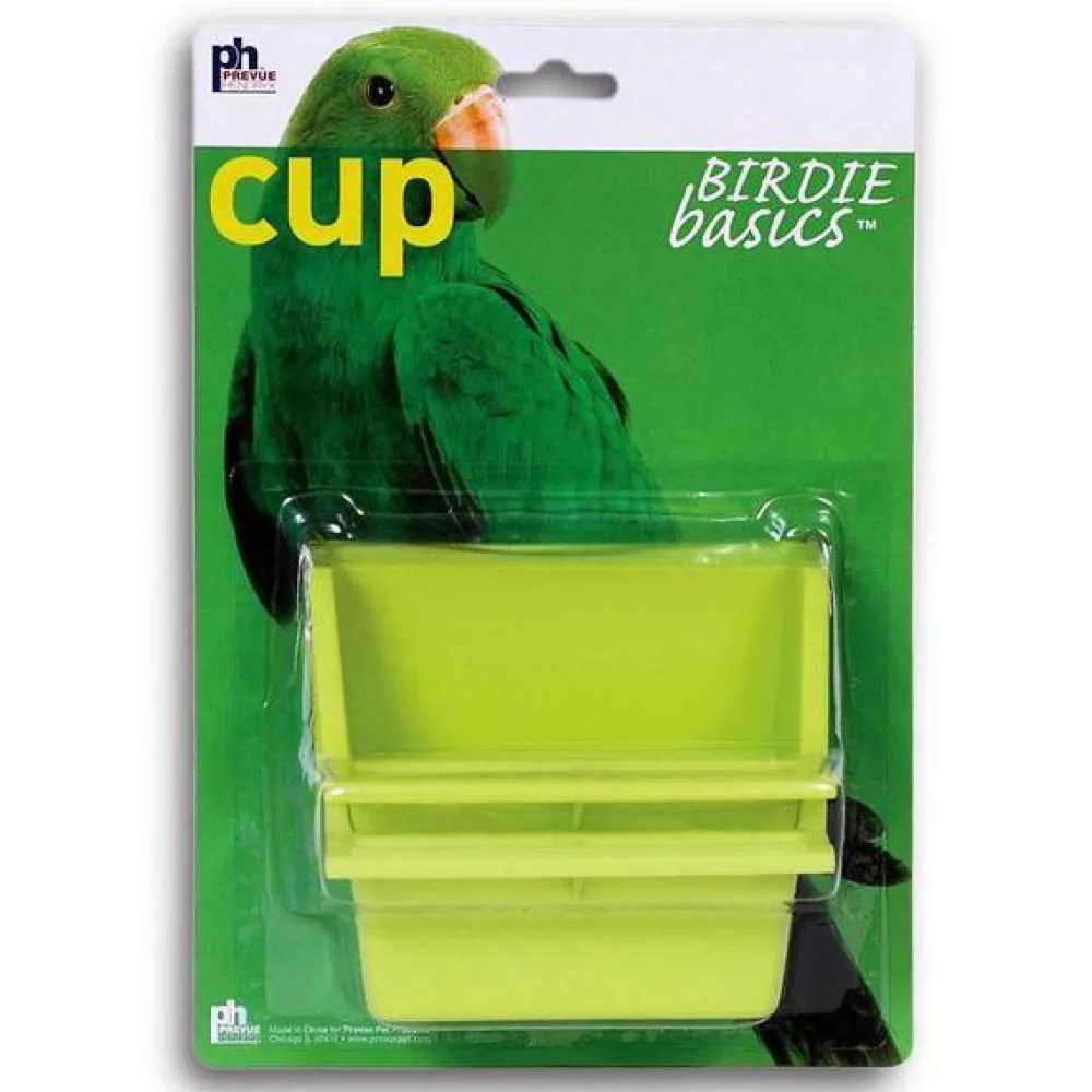Prevue Pet Products / Prevue Hendryx Feeders & Waterers | Cages & Accessories^Prevue Pet Products Birdie Basics Plastic Bird Perch High Back Mountable Feeding Cup, 4oz