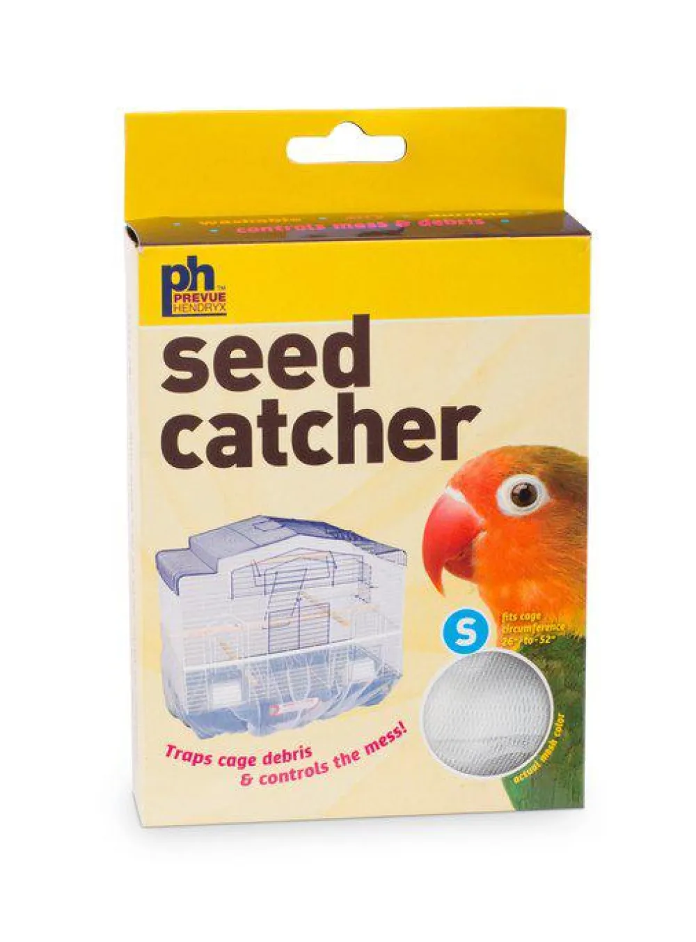 Prevue Pet Products / Prevue Hendryx Cages & Accessories | Cleaners & Deodorizers^Prevue Pet Products Nylon Mesh Bird Seed Catcher with Elastic Band, Large