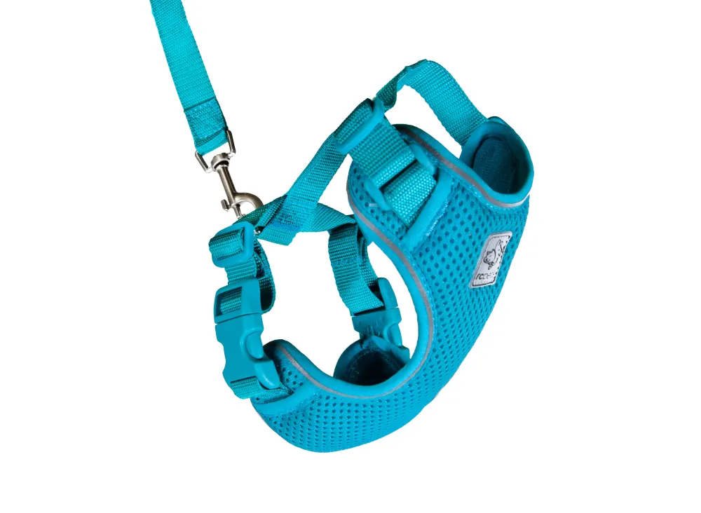 Rc Pets Leashes & Collars | Leashes & Collars^Adventure Kitty Cat Harness, Teal, Small