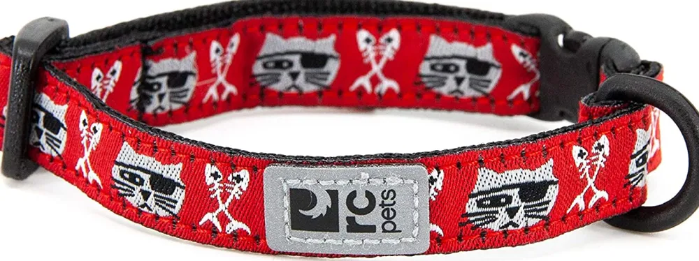 Rc Pets Leashes & Collars | Leashes & Collars^Kitty Breakaway Cat Collar, Pirate Cat, 8-10-in