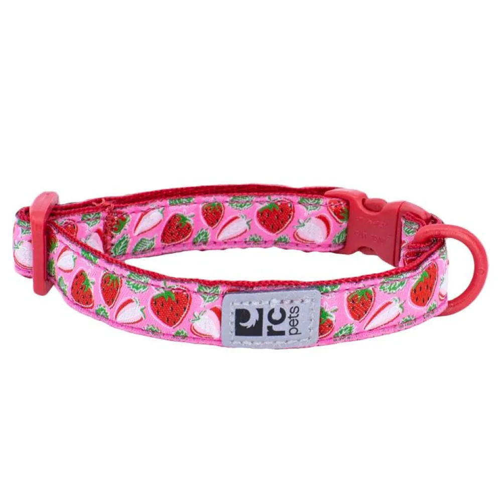 Rc Pets Leashes & Collars | Leashes & Collars^Kitty Breakaway Cat Collar, Strawberries, 8-10-in