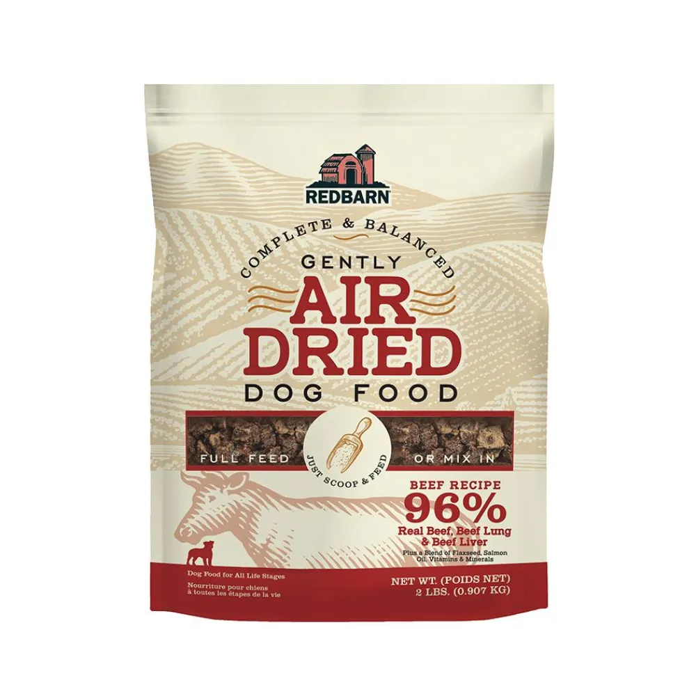 Redbarn Pet Products Air-Dried & Dehydrated Food^Redbarn Beef Recipe Gently Air-Dried Dog Food, 2-lb