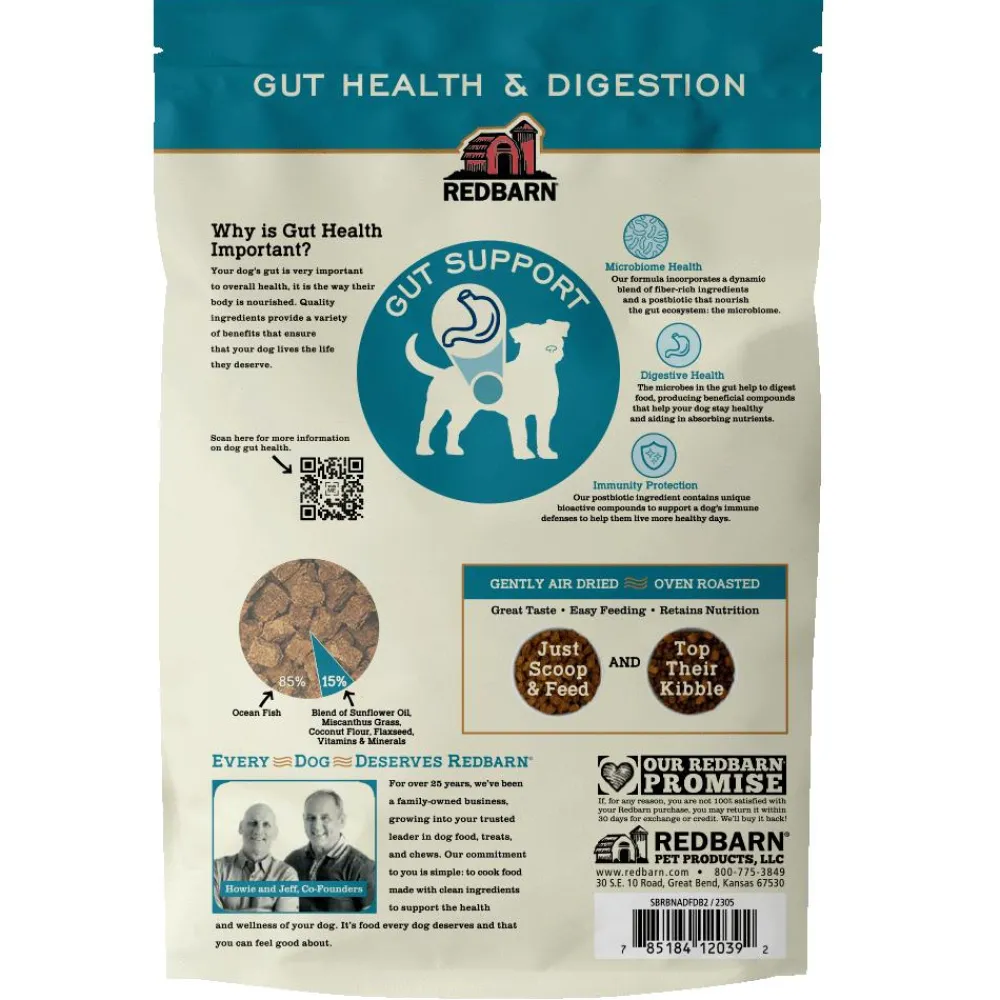 Redbarn Pet Products Air-Dried & Dehydrated Food^Redbarn Gut Health & Digestion Fish Air-Dried Dog Food, 2-lb