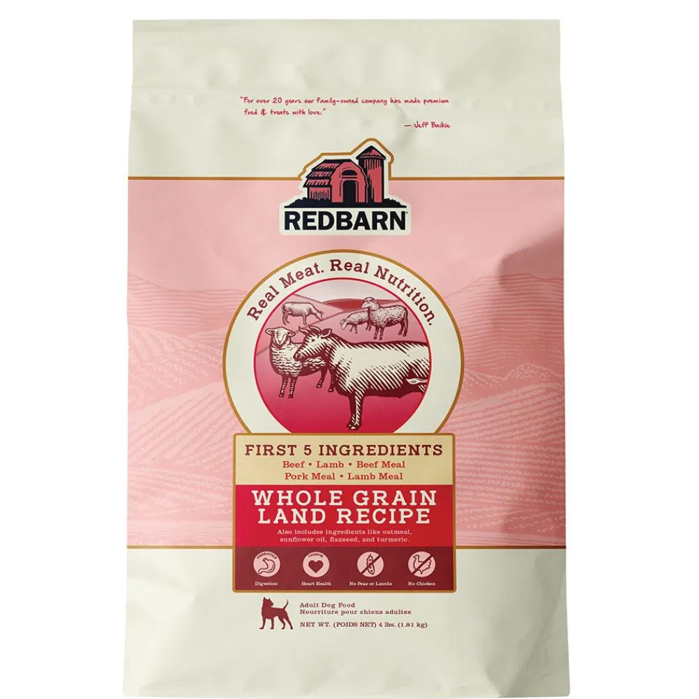 Redbarn Pet Products Dry Food^Redbarn Whole Grain Land Recipe Dry Dog Food, 4-lb