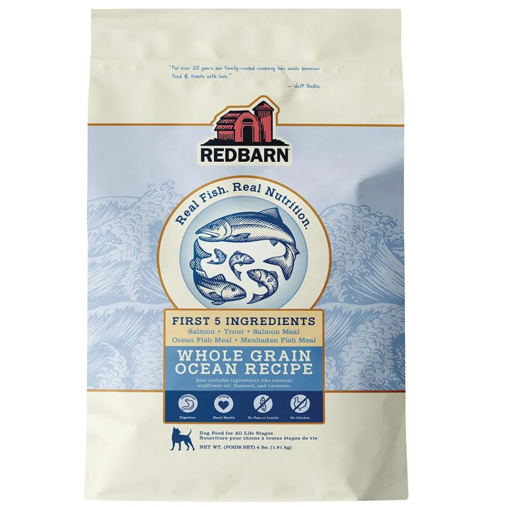 Redbarn Pet Products Dry Food^Redbarn Whole Grain Ocean Recipe Dry Dog Food, 4-lb