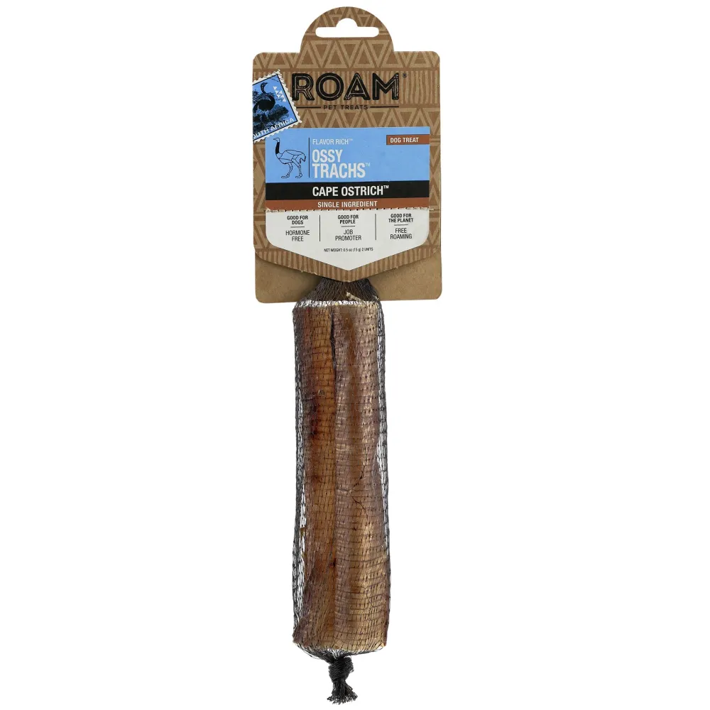 Roam Bully Sticks & Natural Chews^Ossy Trachs Bone Dog Chew Treat, 2-count