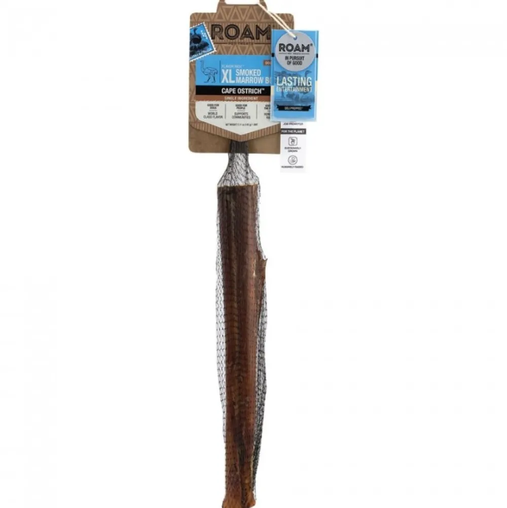 Roam Bully Sticks & Natural Chews^X-Large Smoked Marrow Bone Dog Chew Treat, 1-count