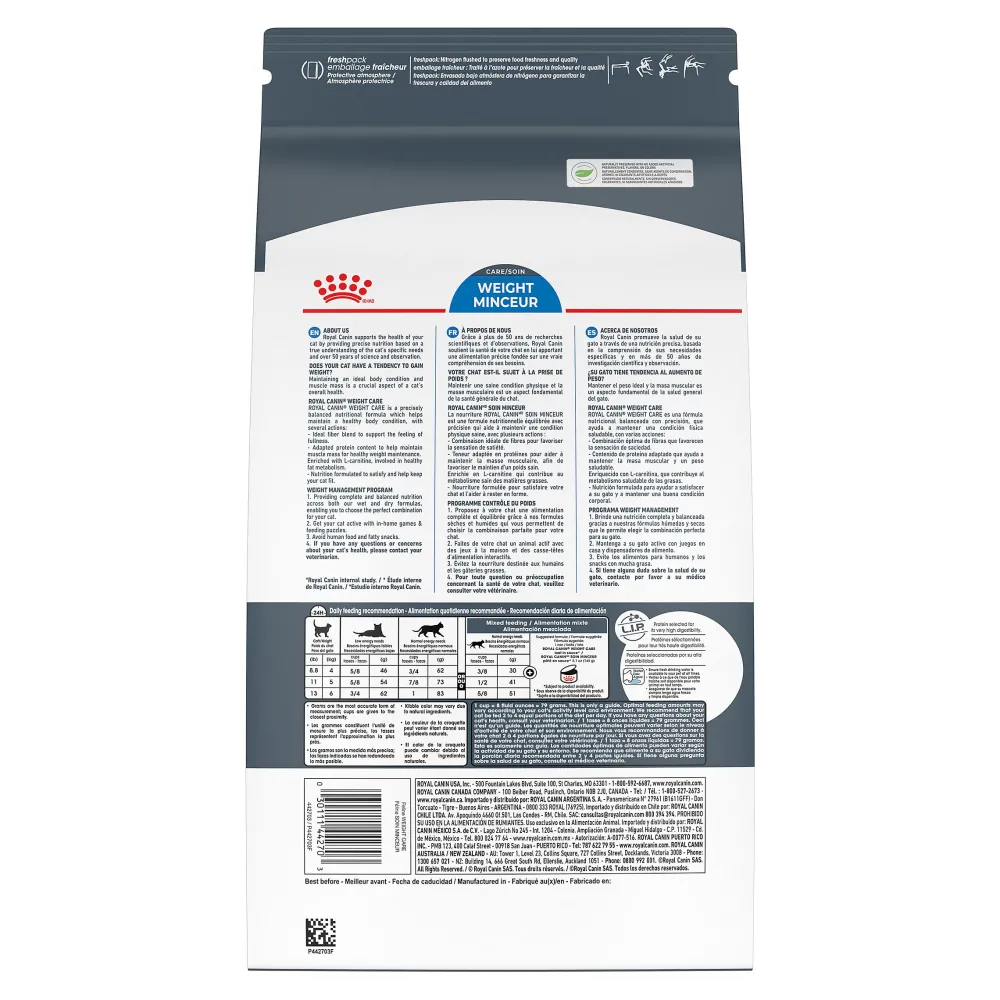Royal Canin Dry Food^Feline Care Nutrition Weight Care Dry Cat Food, 6-lb