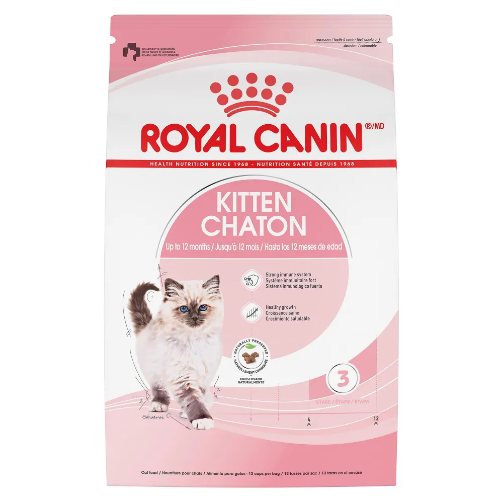 Royal Canin Dry Food^Feline Health Nutrition Kitten Dry Cat Food, 3-lb