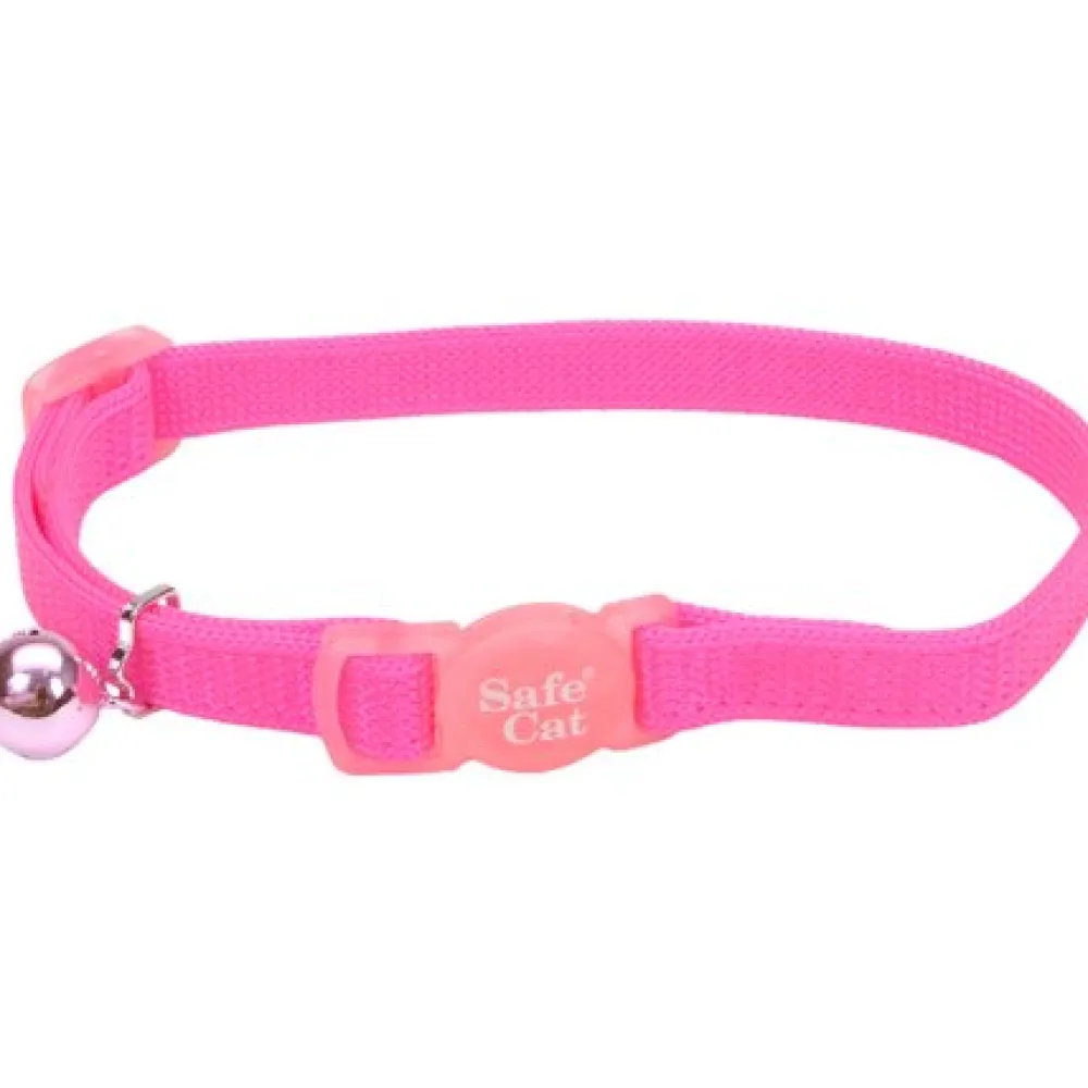 Safe Cat By Coastal Leashes & Collars | Leashes & Collars^Safe Cat Breakaway Cat Collar, Pink, 3/8-inx8-12-in