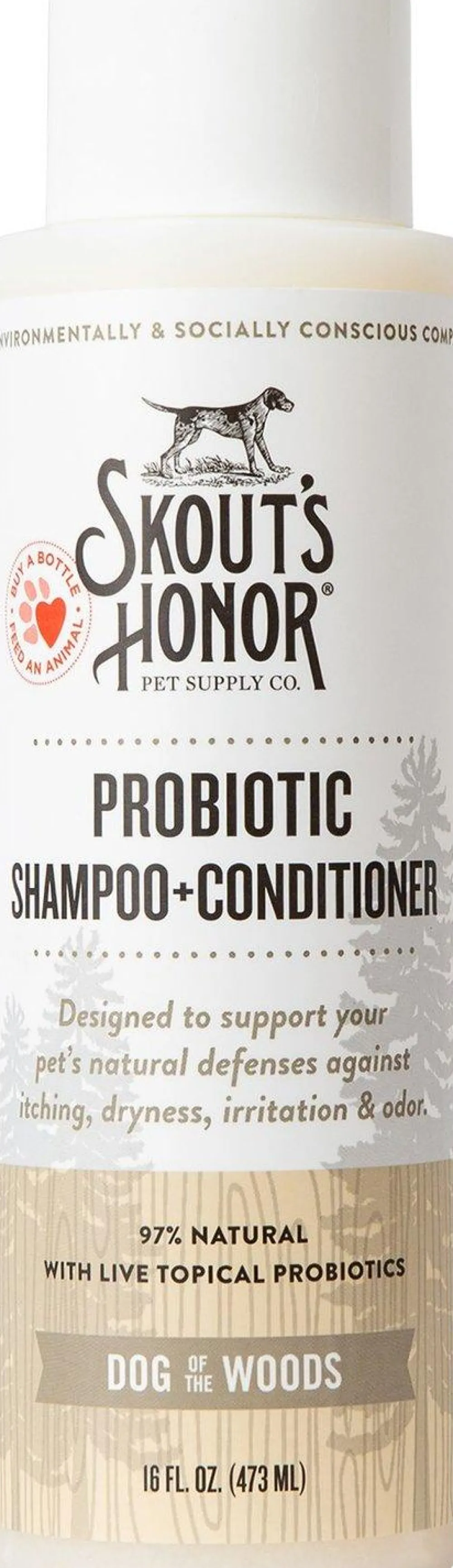 Skout's Honor Grooming | Grooming^Probiotic Dog of the Woods Pet Shampoo & Conditioner, 16-oz