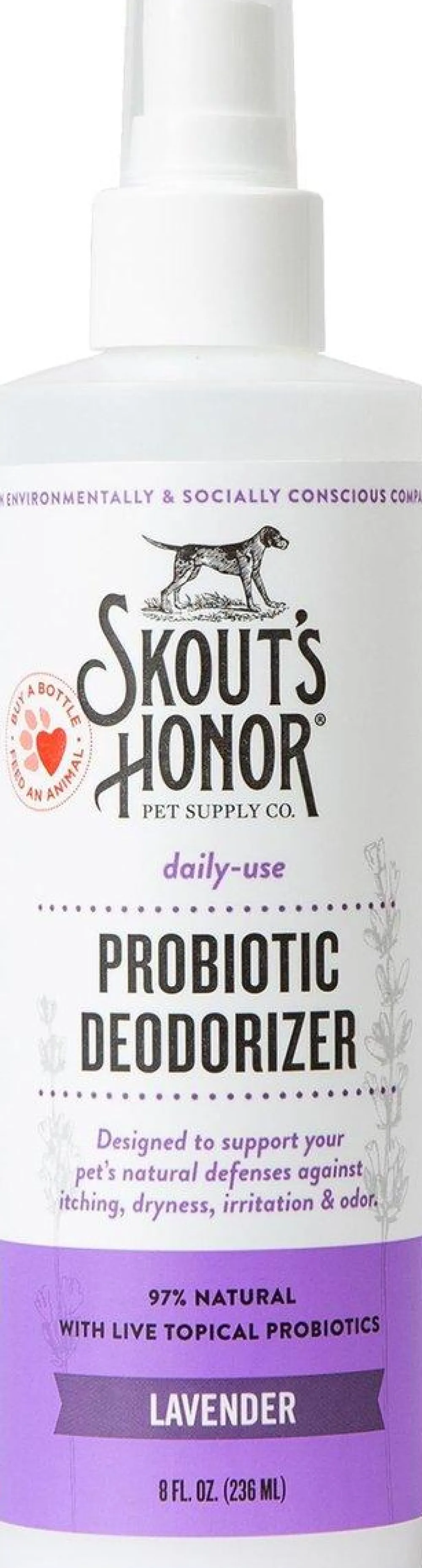 Skout's Honor Training & Cleaning | Training & Cleaning^Skout’s Honor Probiotic Lavender Pet Deodorizer, 8-oz