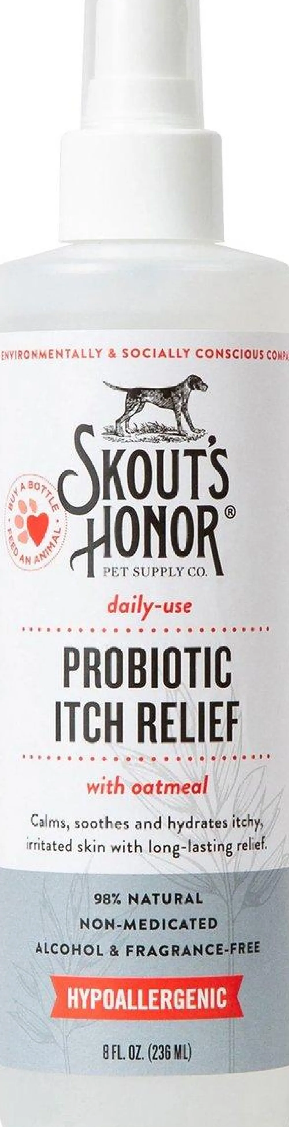 Skout's Honor Grooming | Grooming^Probiotic Pet Itch Relief, 8-oz