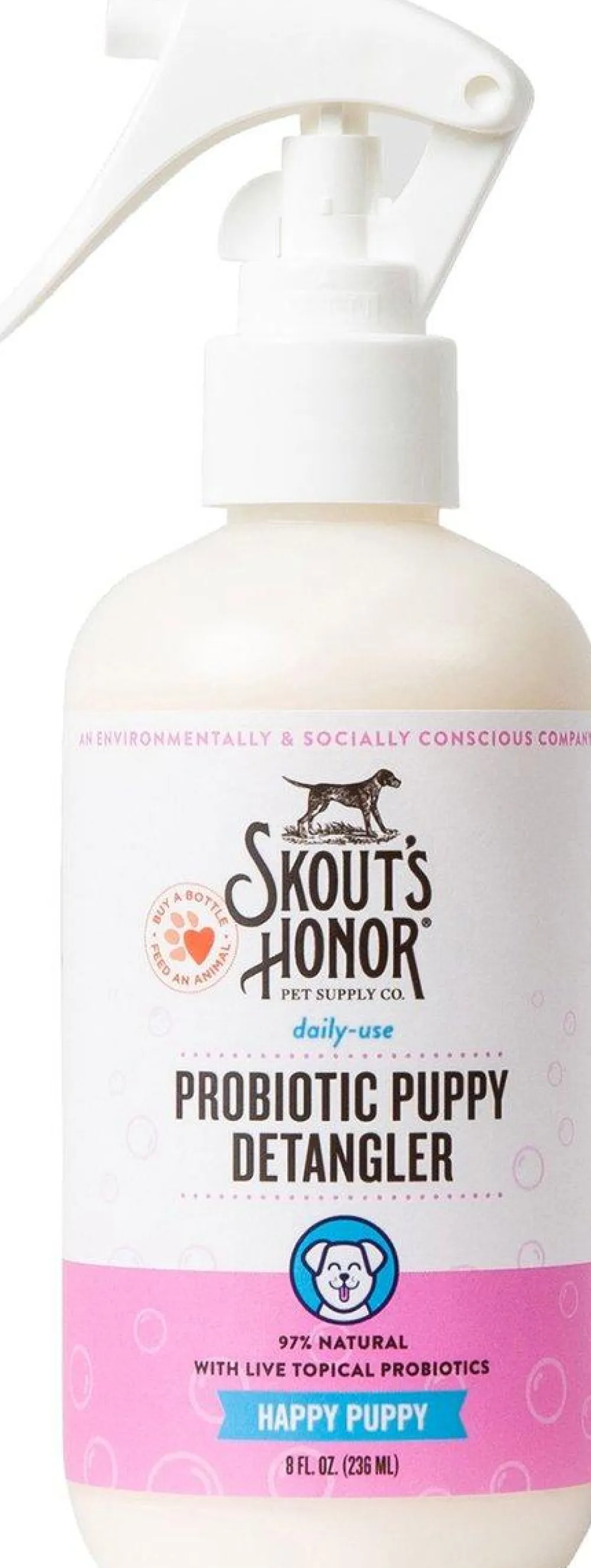 Skout's Honor Grooming | Grooming^Probiotic Puppy Happy Puppy Pet Detangler, 8-oz