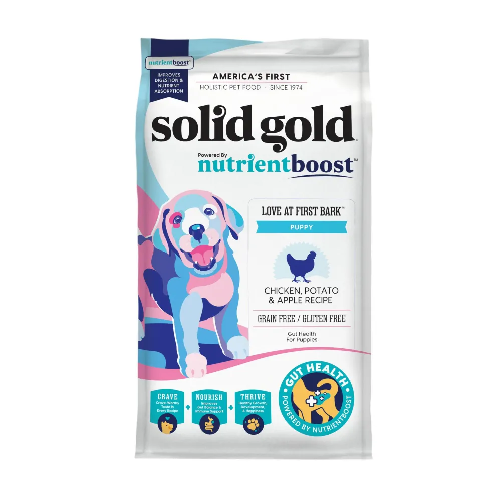 Solid Gold Dry Food^NutrientBoost Love at First Bark Chicken, Potato & Apple Grain-Free Dry Dog Food, 3.75-lb