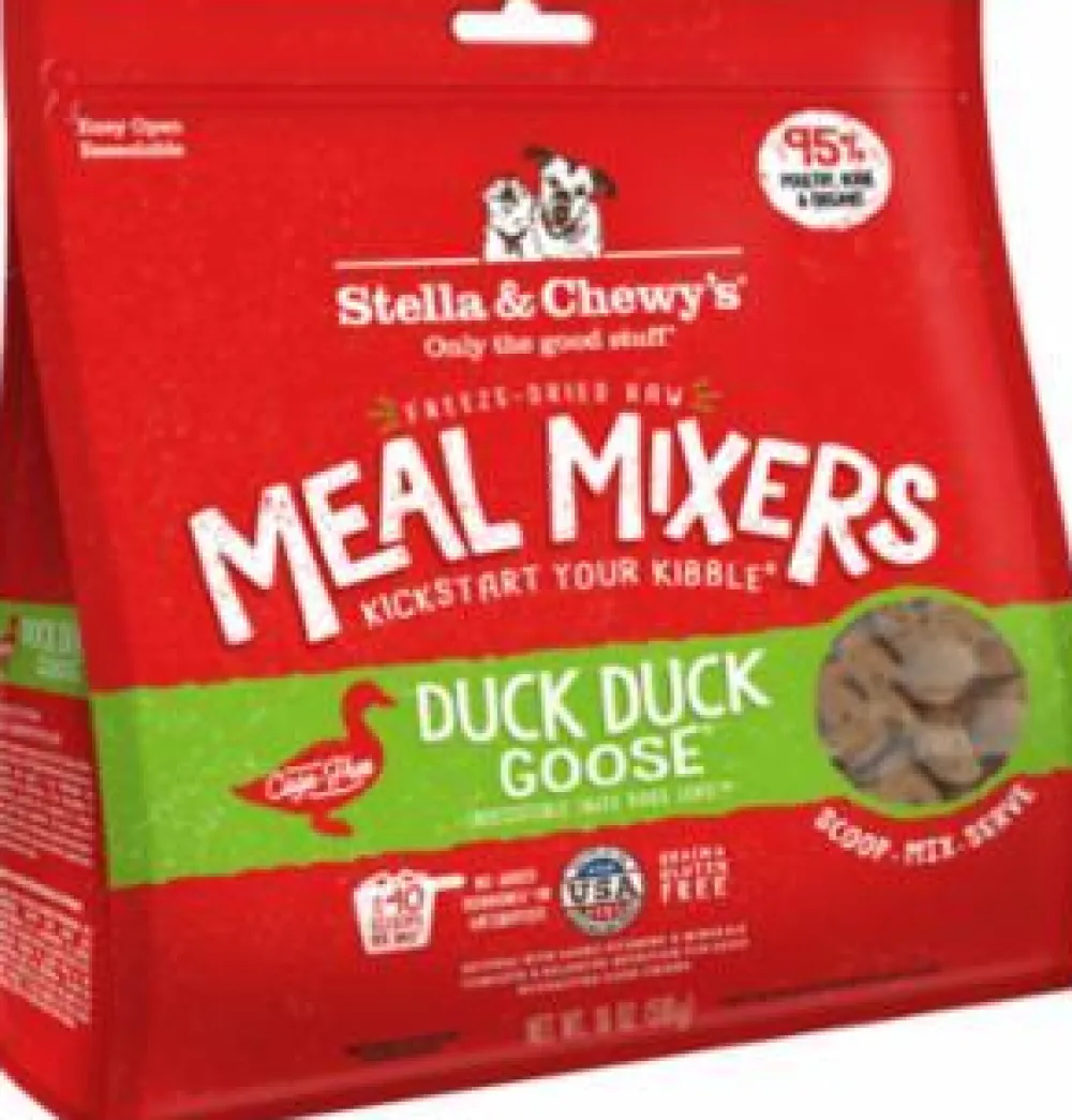 Stella & Chewy's Freeze-Dried Food^Duck Duck Goose Meal Mixers Freeze-Dried Raw Dog Food, 3.5-oz