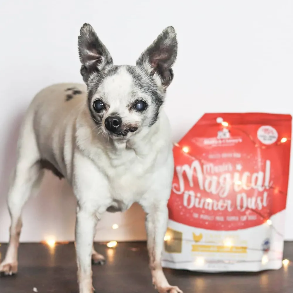 Stella & Chewy's Food Toppings^Marie's Magical Dinner Dust Cage-Free Chicken Freeze-Dried Dog Food Topper, 7-oz