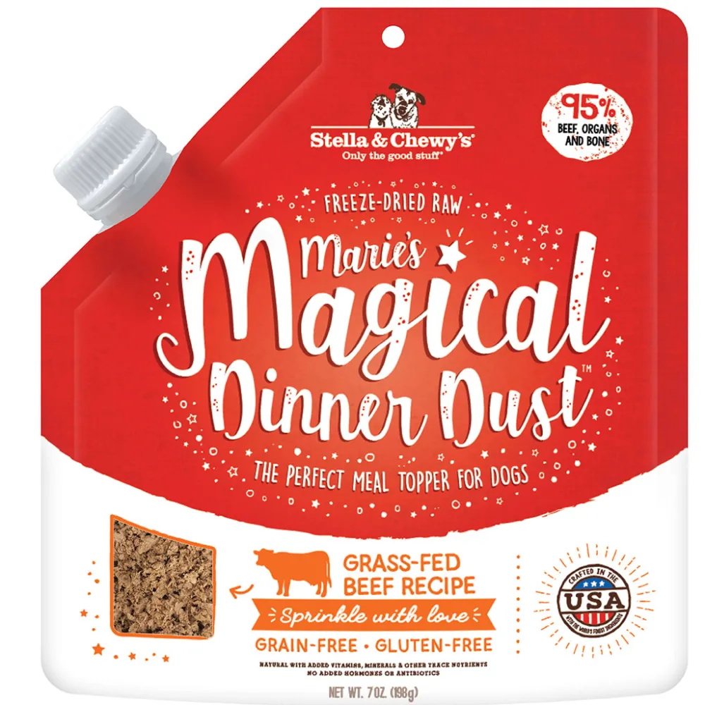 Stella & Chewy's Food Toppings^Marie's Magical Dinner Dust Grass-Fed Beef Freeze-Dried Dog Food Topper, 7-oz