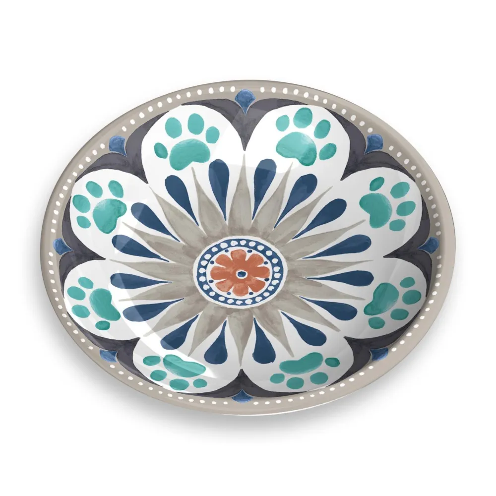 Tarhong Bowls & Feeders | Bowls & Feeders^Carmel Madallion Saucer, Grey