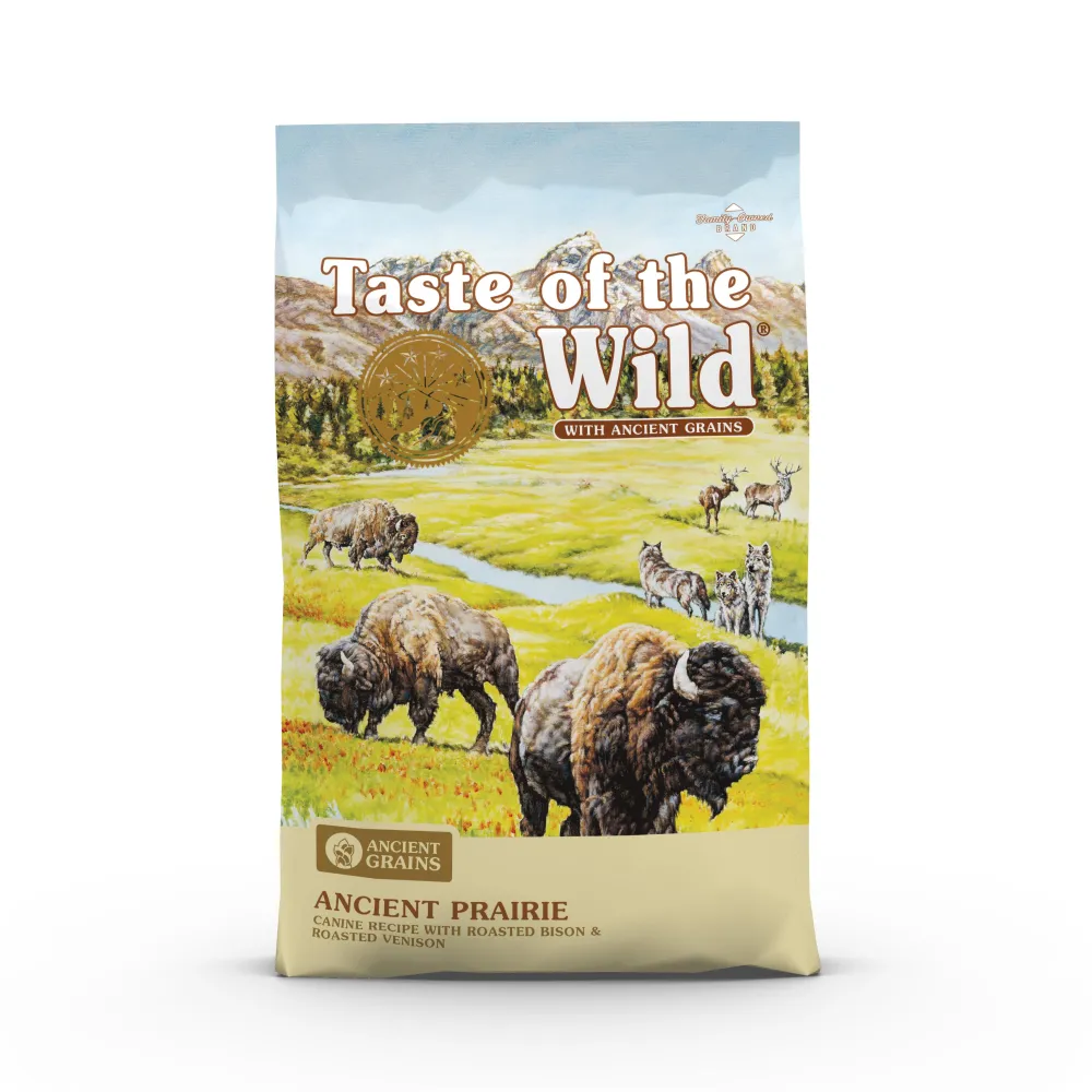Taste Of The Wild Dry Food^Ancient Prairie with Ancient Grains Dry Dog Food, 28-lb