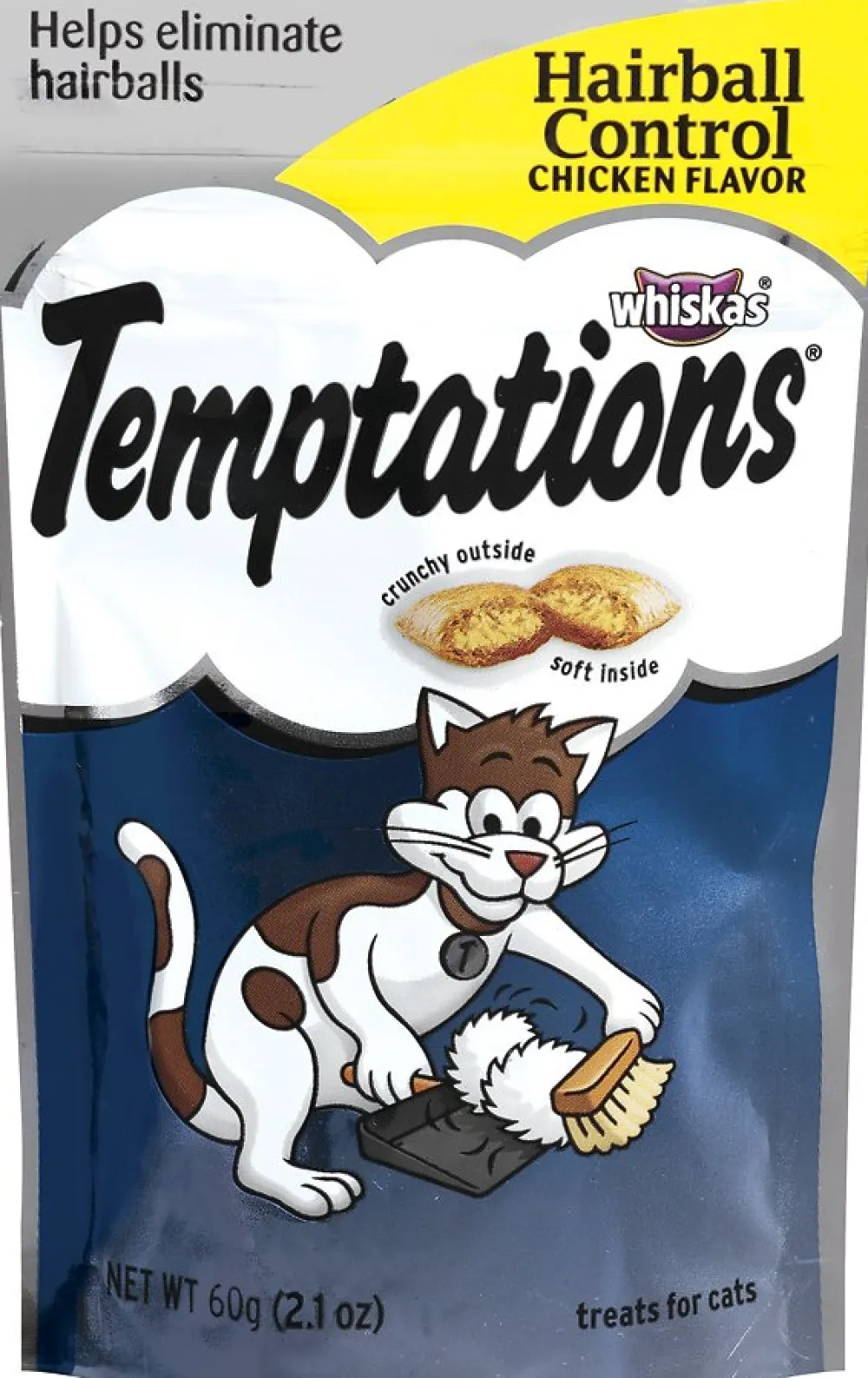 Temptations Healthcare | Healthcare^Hairball Control Chicken Flavor Cat Treats, 2.1-oz