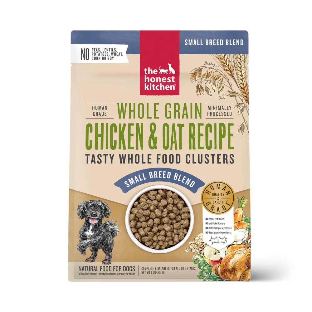 The Honest Kitchen Dry Food^Whole Food Clusters Chicken Small Breed Dry Dog Food, 1-lb