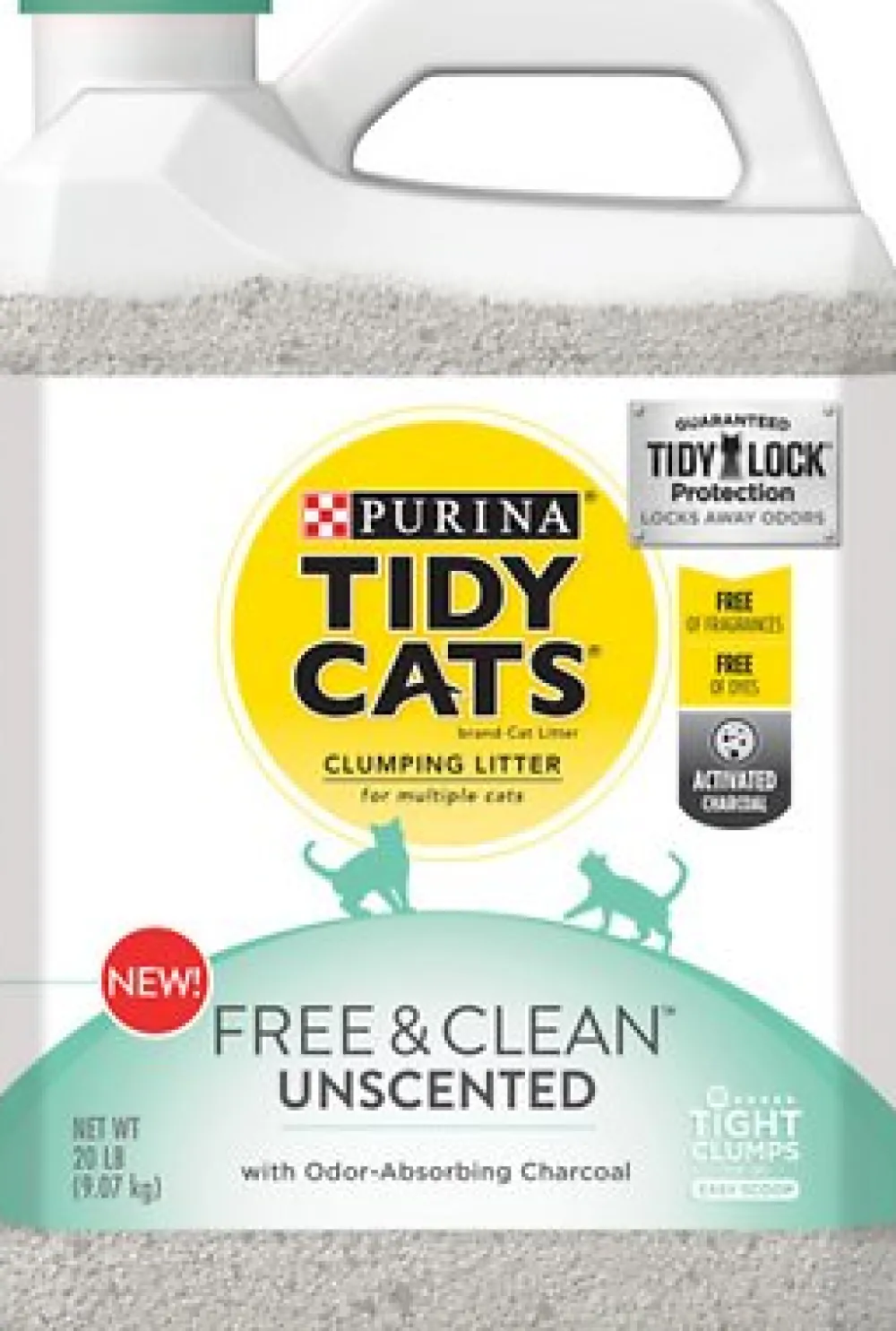 Tidy Cats Litter & Accessories | Litter & Accessories^Free & Clean Unscented Clumping Cat Litter, 20-lb jug