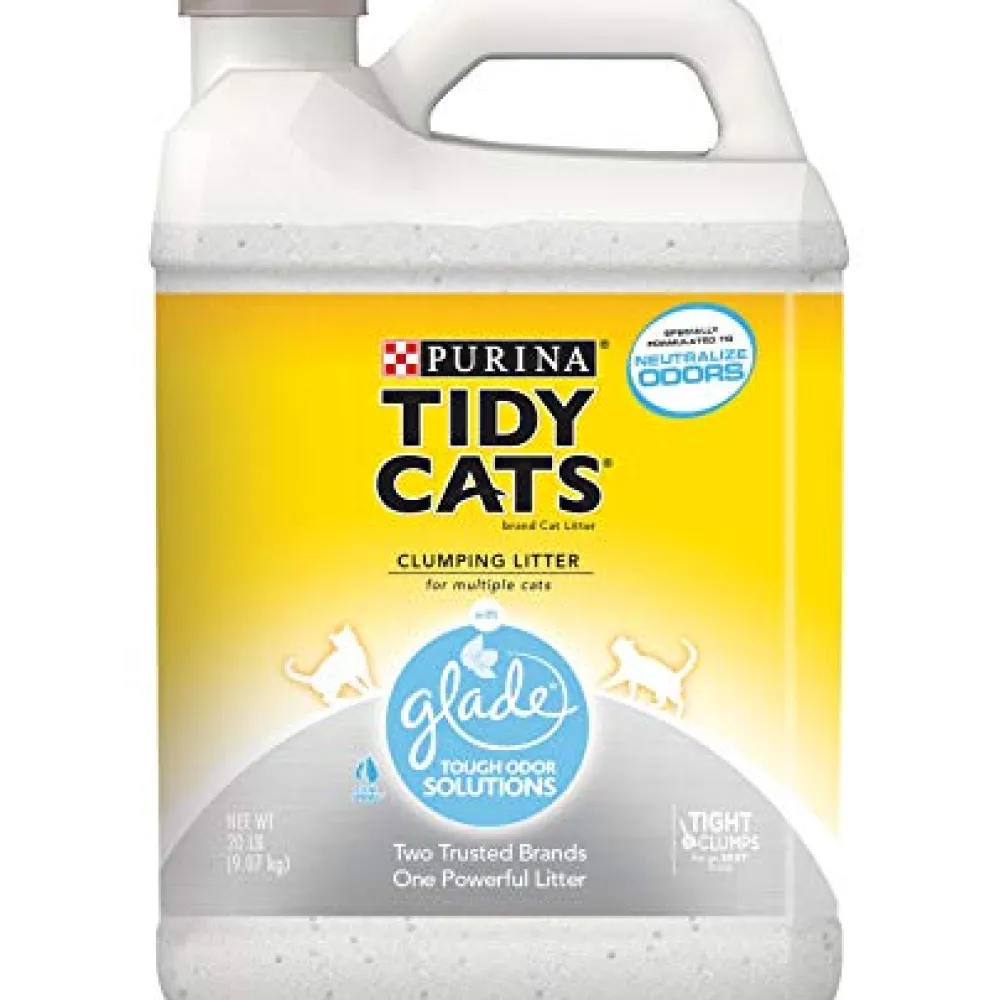 Tidy Cats Litter & Accessories | Litter & Accessories^Glade Tough Odor Solutions Clumping Cat Litter, 20-lb