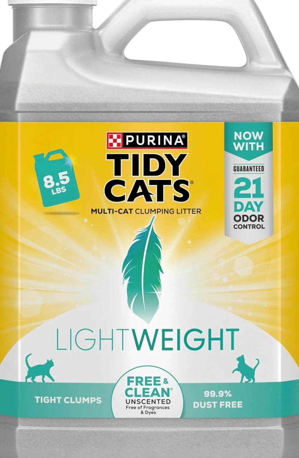 Tidy Cats Litter & Accessories | Litter & Accessories^Lightweight Free & Clean Unscented Cat Litter, 8.5-lb jug
