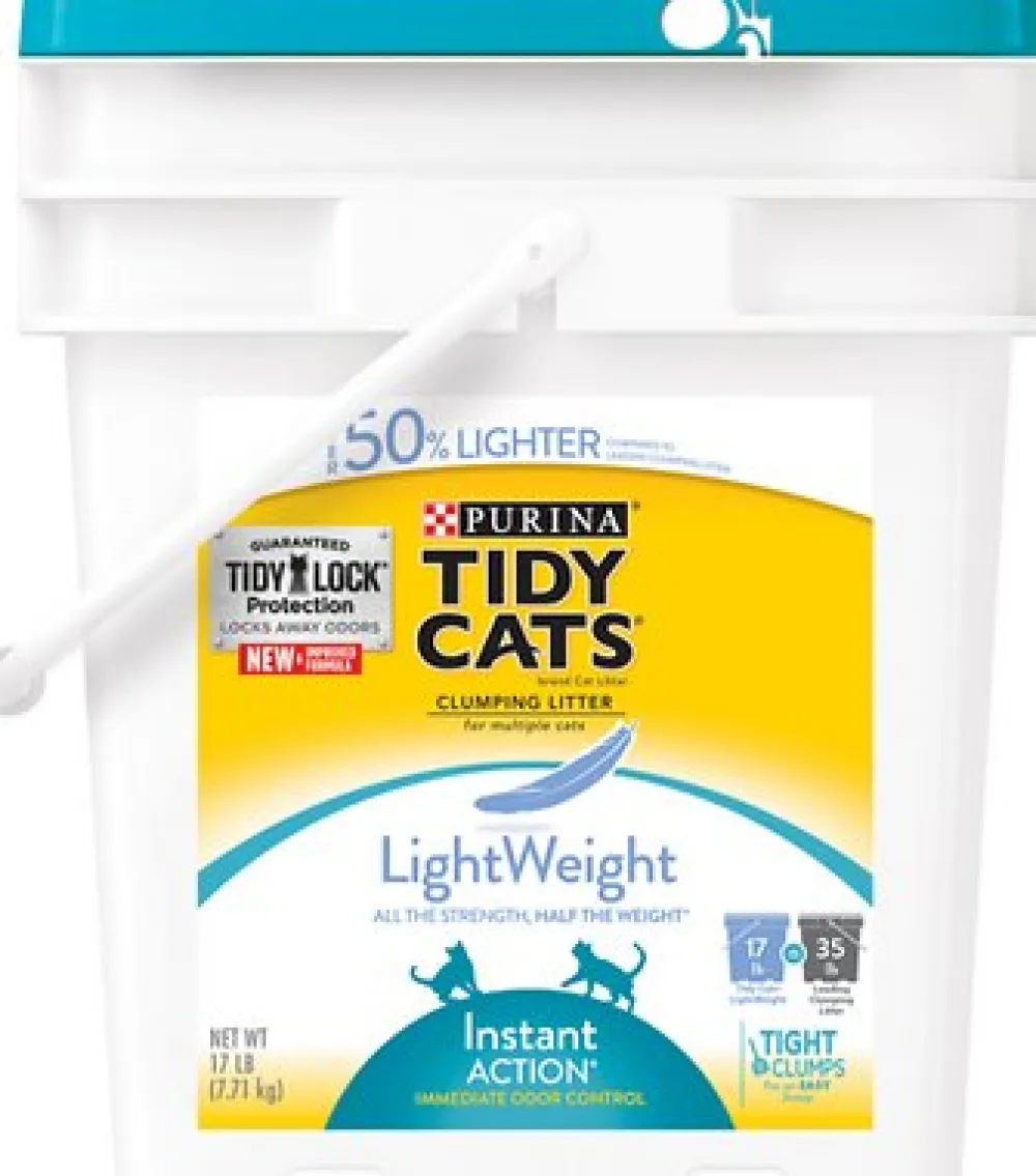 Tidy Cats Litter & Accessories | Litter & Accessories^Lightweight Instant Action Clumping Cat Litter, 17-lb pail