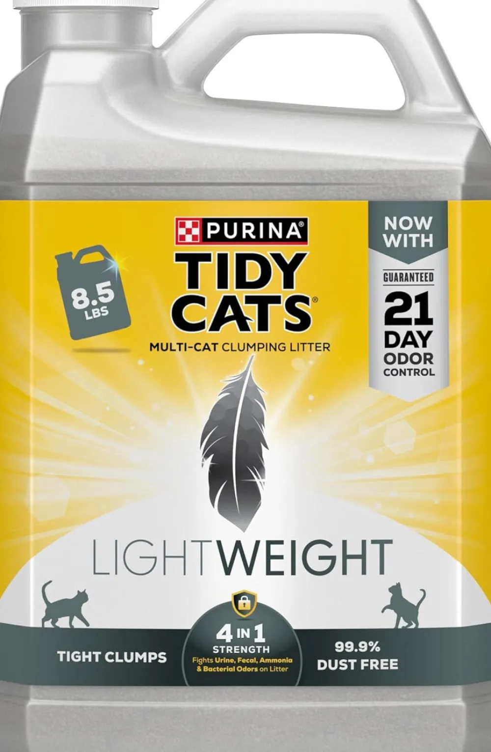 Tidy Cats Litter & Accessories | Litter & Accessories^Lightweight Lightweight 4-in-1 Strength Clumping Cat Litter, 8.5-lb jug