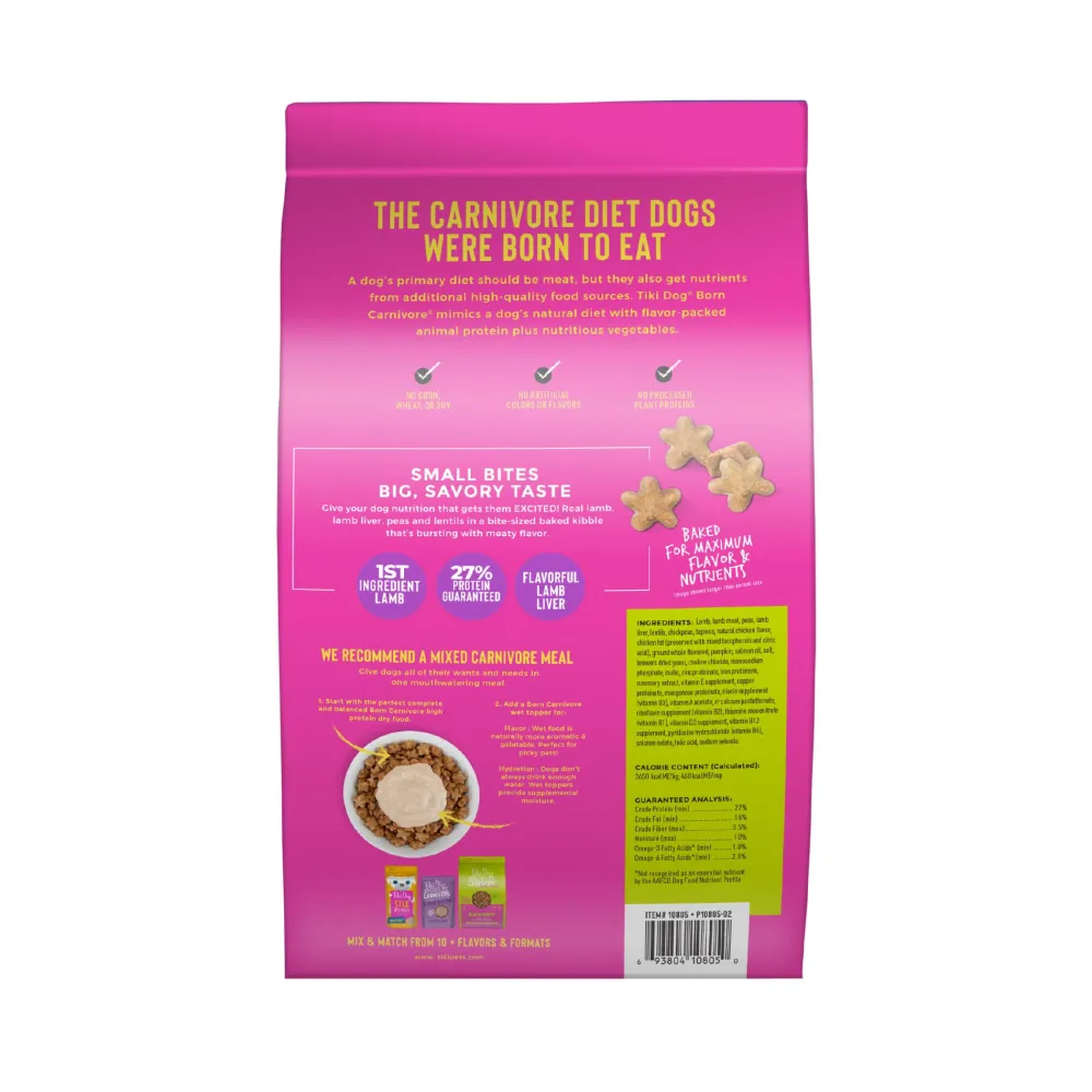Tiki Pets Dry Food^Tiki Dog Aloha Petites Lamb Luau Grain-Free Dry Dog Food, 3.5-lb