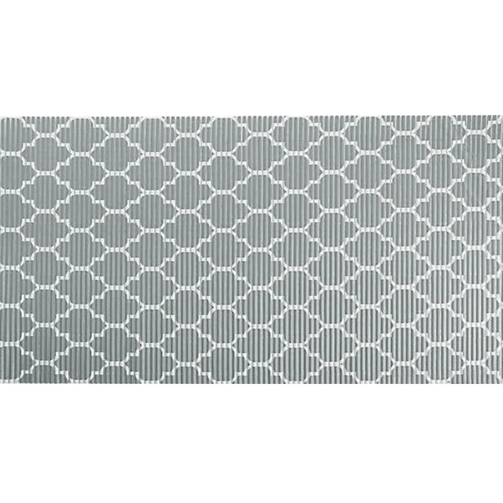 Time To Roar Litter & Accessories | Litter & Accessories^Original Ribbed Foam Litter Mat, Grey Trellis