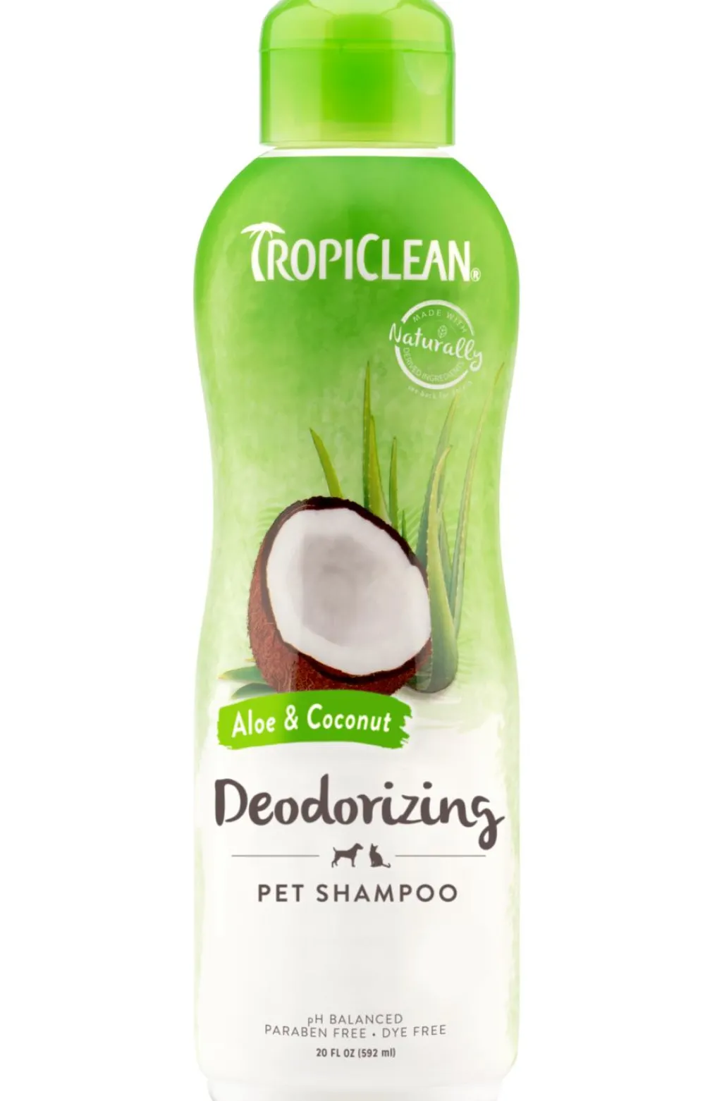 Tropiclean Grooming | Grooming^Aloe & Coconut Deodorizing Pet Shampoo, 20-oz