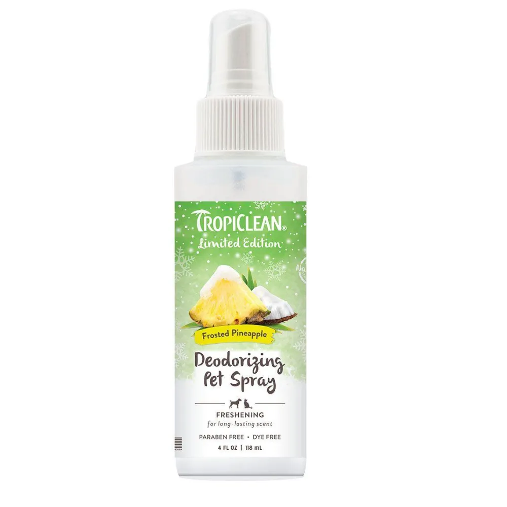 Tropiclean Grooming | Grooming^Frosted Pineapple Deodorizing Pet Spray, 4-oz