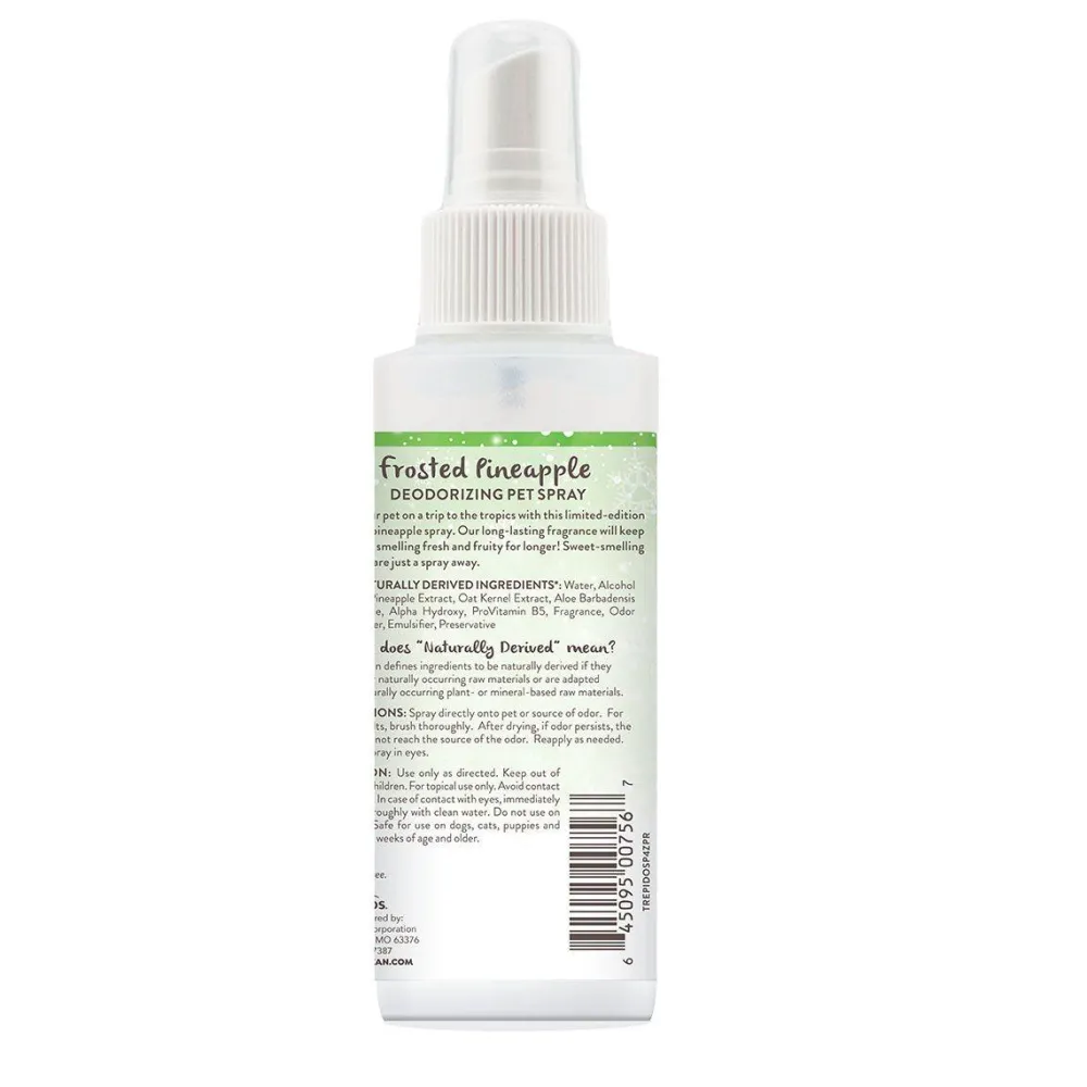 Tropiclean Grooming | Grooming^Frosted Pineapple Deodorizing Pet Spray, 4-oz