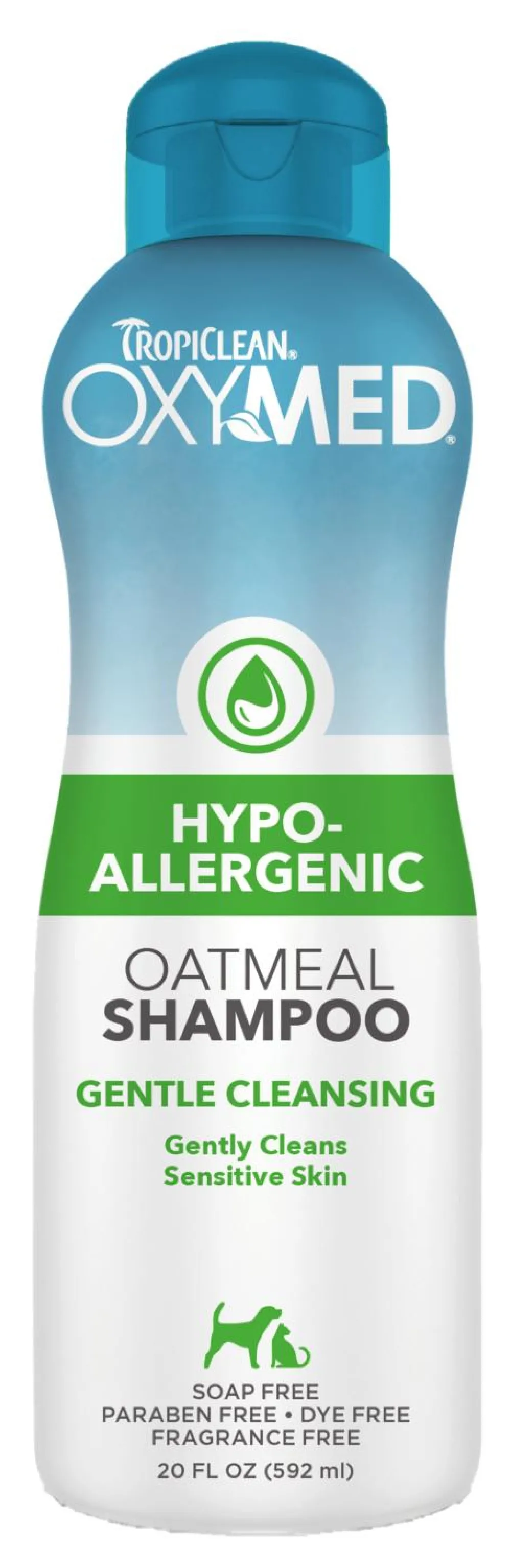 Tropiclean Grooming | Grooming^OxyMed Hypo-Allergenic Oatmeal Pet Shampoo, 20-oz